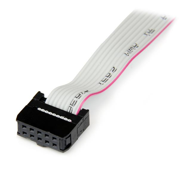 StarTech.com 40cm 9-pins Serieel Mannelijk naar 10-pins Moederbord Slotplaatje - Afbeelding 3