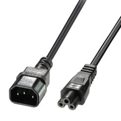 Lindy 30340 electriciteitssnoer Zwart 1 m C14 stekker C5 stekker - Afbeelding 2