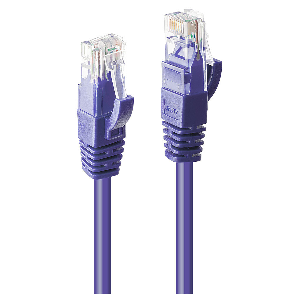 Lindy 48127 netwerkkabel Paars 10 m Cat6 U/UTP (UTP)
