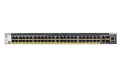 NETGEAR ProSAFE Managed Switch - GSM4352PB - Stackable platform met 48 PoE+ poorten + 2 x SFP+ en 2 x 10GBASE-T poorten (1000W PSU) - Afbeelding 2