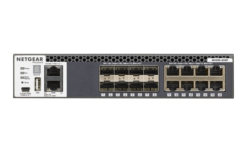 NETGEAR XSM4316S Managed L3 10G Ethernet (100/1000/10000) 1U Zwart - Afbeelding 5