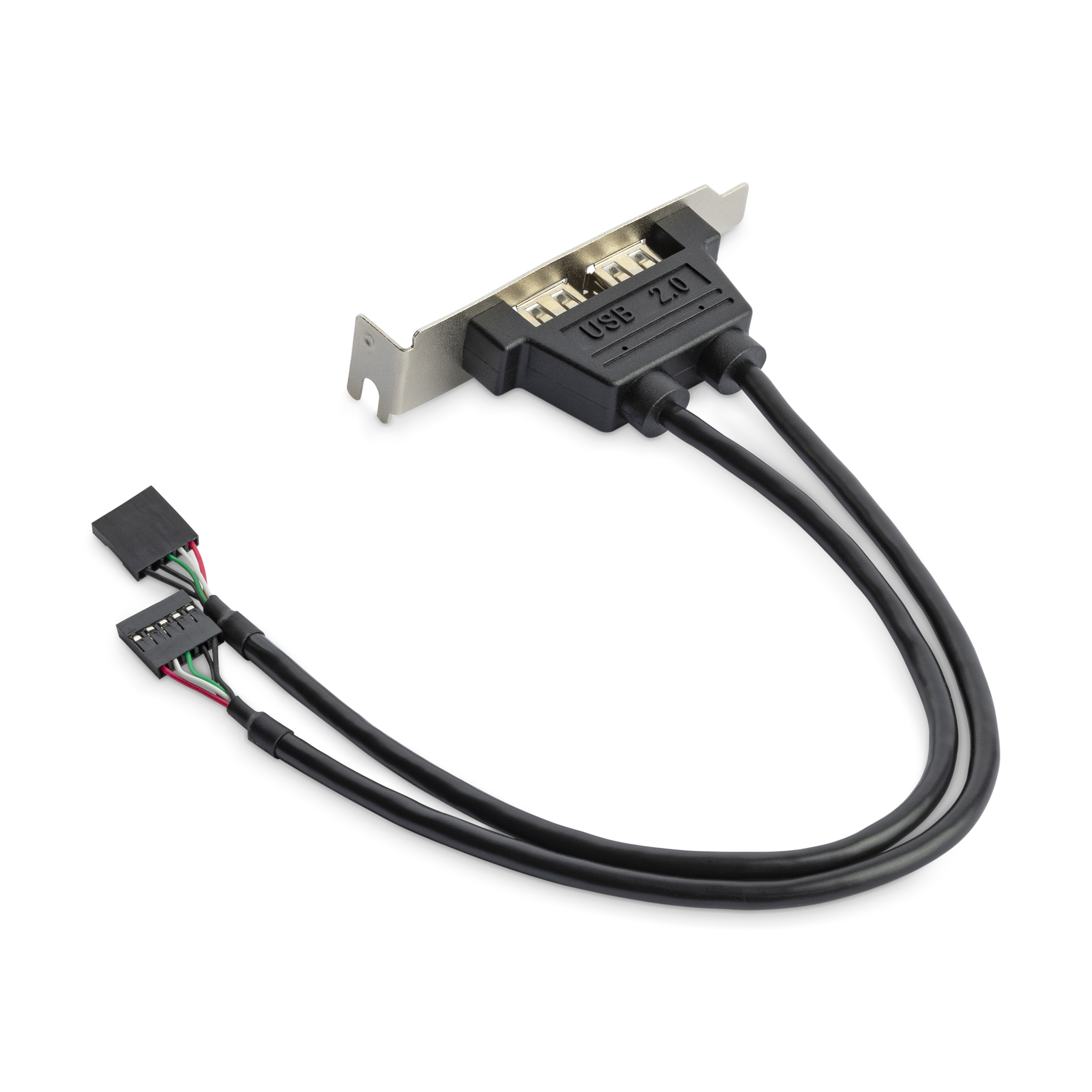 StarTech.com 2-poorts USB A vrouwelijke low-profile Slot Plate Adapter - Afbeelding 2