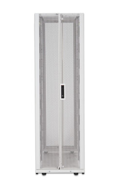 APC NetShelter SX 48U 600mm brede x 1200mm diepe behuizing met zijden, wit - Afbeelding 6