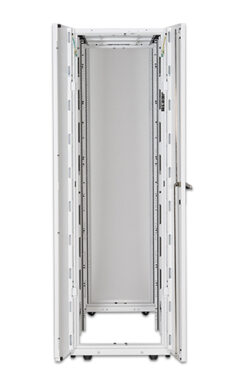 APC NetShelter SX 48U 600mm brede x 1200mm diepe behuizing met zijden, wit - Afbeelding 7