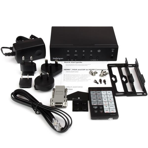 StarTech.com Multi-input naar HDMI automatisch/prioriteit switch en converter 4K - Afbeelding 6