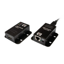 LogiLink UA0267 tussenstuk voor kabels USB RJ-45 Zwart - Afbeelding 3