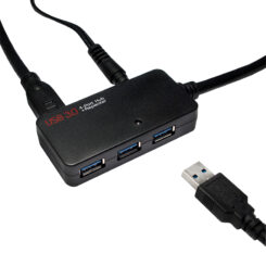 LogiLink UA0262 interface hub USB 3.2 Gen 1 (3.1 Gen 1) Type-A 5000 Mbit/s Zwart - Afbeelding 4