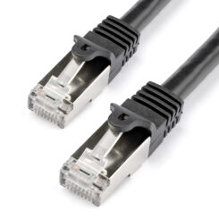 StarTech.com N6SPAT1MBK netwerkkabel Zwart 1 m Cat6 SF/UTP (S-FTP) - Afbeelding 2