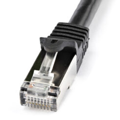 StarTech.com N6SPAT1MBK netwerkkabel Zwart 1 m Cat6 SF/UTP (S-FTP) - Afbeelding 3