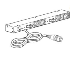 APC Rack PDU AP6032A, Basic, 0U/1U, 32A, 230V, (4x) C19, IEC309 32A stekker - Afbeelding 4