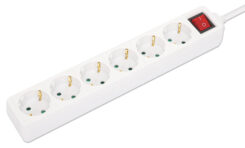 Manhattan 168335 power uitbreiding 2 m 6 AC-uitgang(en) Binnen Wit - Afbeelding 3