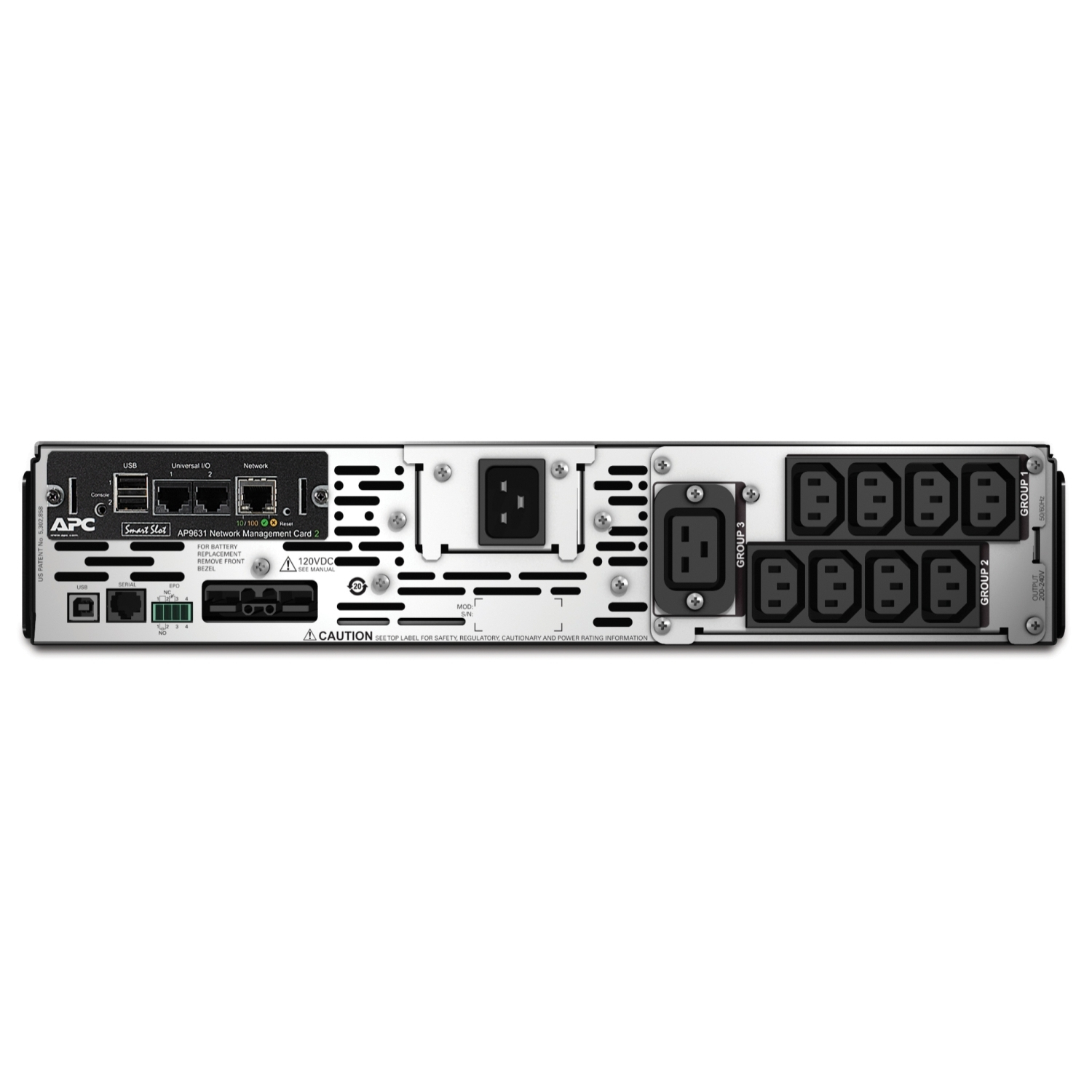 APC Smart-UPS X SMX2200R2HVNC - 8x C13, 1x C19 uitgang, USB, 2200VA, uitbreidbare runtime, NMC - Afbeelding 3