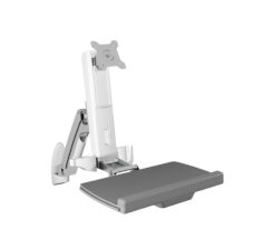 ICY BOX IB-MS600-W 61 cm (24") Muur Grijs, Zilver, Wit - Afbeelding 2