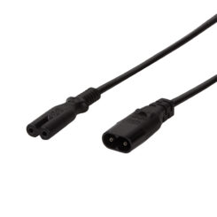 LogiLink 2m, IEC 60320-C8/IEC 60320-C7 Zwart C7 stekker C8 stekker - Afbeelding 2