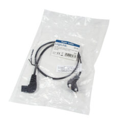 LogiLink 0.75m, CEE 7/16/IEC 60320-C7 Zwart 0,75 m CEE7/16 C7 stekker - Afbeelding 4