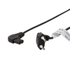 LogiLink 0.75m, CEE 7/16/IEC 60320-C7 Zwart 0,75 m CEE7/16 C7 stekker - Afbeelding 2