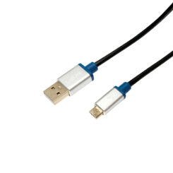 LogiLink 1m, USB2.0-A/USB2.0 Micro-B USB-kabel USB A Micro-USB B 0,48 Gbit/s Zwart