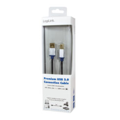 LogiLink 2m, USB2.0-A/USB2.0-B USB-kabel USB A USB B 0,48 Gbit/s Zwart - Afbeelding 4