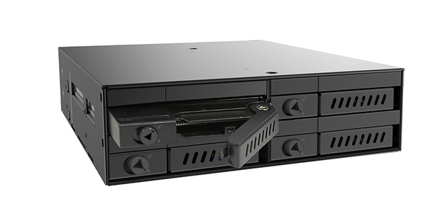 Chieftec CMR-425 drive bay panel Carrierpaneel Zwart - Afbeelding 3
