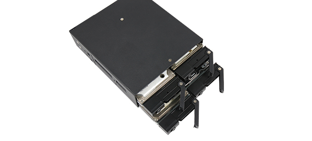 Chieftec CMR-425 drive bay panel Carrierpaneel Zwart - Afbeelding 5