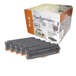 Peach PT558 tonercartridge 5 stuk(s) Zwart, Cyaan, Magenta, Geel - Afbeelding 2