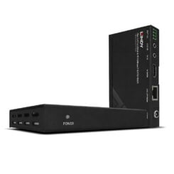 Lindy 38139 audio/video extender AV-zender & ontvanger Zwart