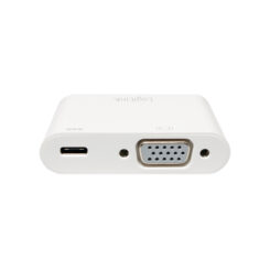 LogiLink 0.14m, 2xUSB-C/VGA USB grafische adapter 1920 x 1200 Pixels Wit - Afbeelding 3