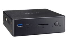 Shuttle XPC nano NC1010BA PC's/werkstation Intel® Celeron® 4205U 4 GB DDR4-SDRAM 120 GB SSD Windows 10 Pro Mini PC Zwart