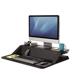 Fellowes Lotus Zit-Sta werkstation zwart - Afbeelding 3