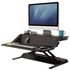Fellowes Lotus Zit-Sta werkstation zwart - Afbeelding 2