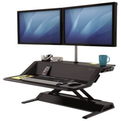 Fellowes Lotus Zit-Sta werkstation zwart - Afbeelding 4