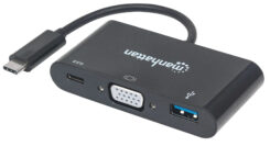 Manhattan 152044 USB grafische adapter 1920 x 1200 Pixels Zwart - Afbeelding 2
