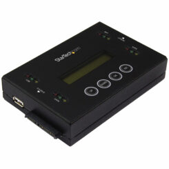 StarTech.com 1:1 Standalone Hard Drive Cloner & Wisser, USB Thumb Drive en SATA HDD/SSD Disk Kloner & Disk Eraser, LCD display, TAA Compliant, OS Onafhankelijk