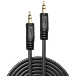 Lindy 35642 audio kabel 2 m 3.5mm Zwart - Afbeelding 3