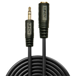 Lindy 35654 audio kabel 5 m 3.5mm Zwart - Afbeelding 3