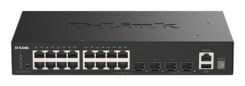 D-Link DGS-1530-20/E netwerk-switch Managed L2 Gigabit Ethernet (10/100/1000) Zwart - Afbeelding 2