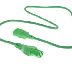 ACT Netsnoer C14 - C15 groen 2,5 m - Afbeelding 3