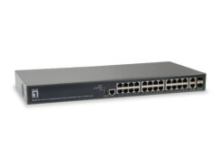 LevelOne GEP-2681 netwerk-switch Managed L3 Gigabit Ethernet (10/100/1000) Power over Ethernet (PoE) Zwart - Afbeelding 2
