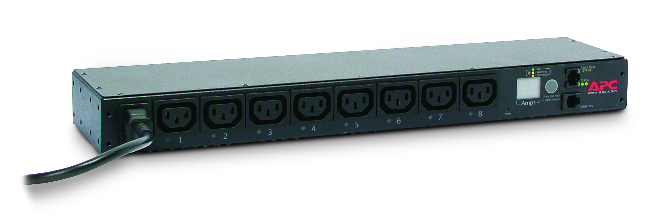 APC Rack PDU AP7920B, Switched, 0U/1U, 10A, 230V, (8x) C13, C14 stekker - Afbeelding 3