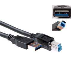 ACT USB 3.0 A male - USB B male 3,00 m - Afbeelding 2