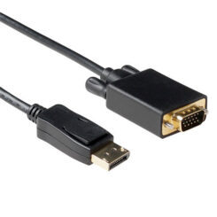 ACT 2 meter Verloop kabel DisplayPort male naar VGA male - Afbeelding 2