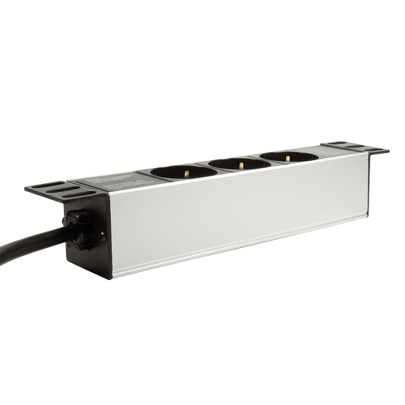 LogiLink PDU3B01 energiedistributie 3 AC-uitgang(en) 1U Zwart - Afbeelding 5