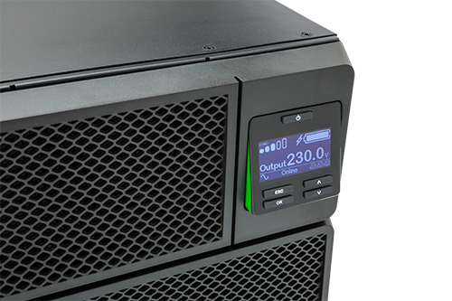 APC Smart-UPS On-Line SRT5KRMXLW-HW - 5kW/VA, hardwire 1 fase uitgang, rackmountable, Embedded NMC, 208V/230V - Afbeelding 9