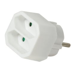 LogiLink LPS218 power uitbreiding 2 AC-uitgang(en) Binnen Wit