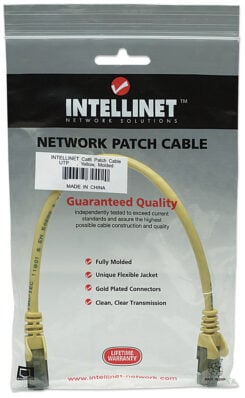 Intellinet 350525 netwerkkabel Geel 7,5 m Cat6a S/FTP (S-STP) - Afbeelding 6