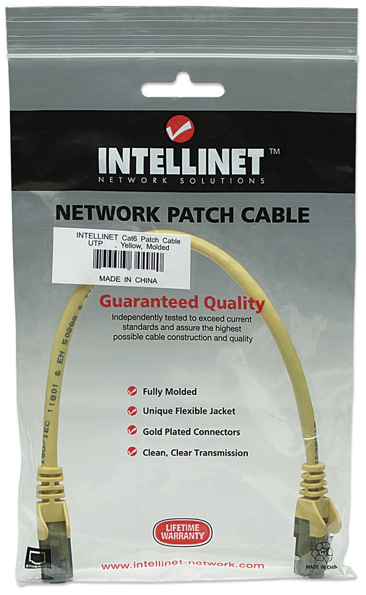 Intellinet 350525 netwerkkabel Geel 7,5 m Cat6a S/FTP (S-STP) - Afbeelding 6