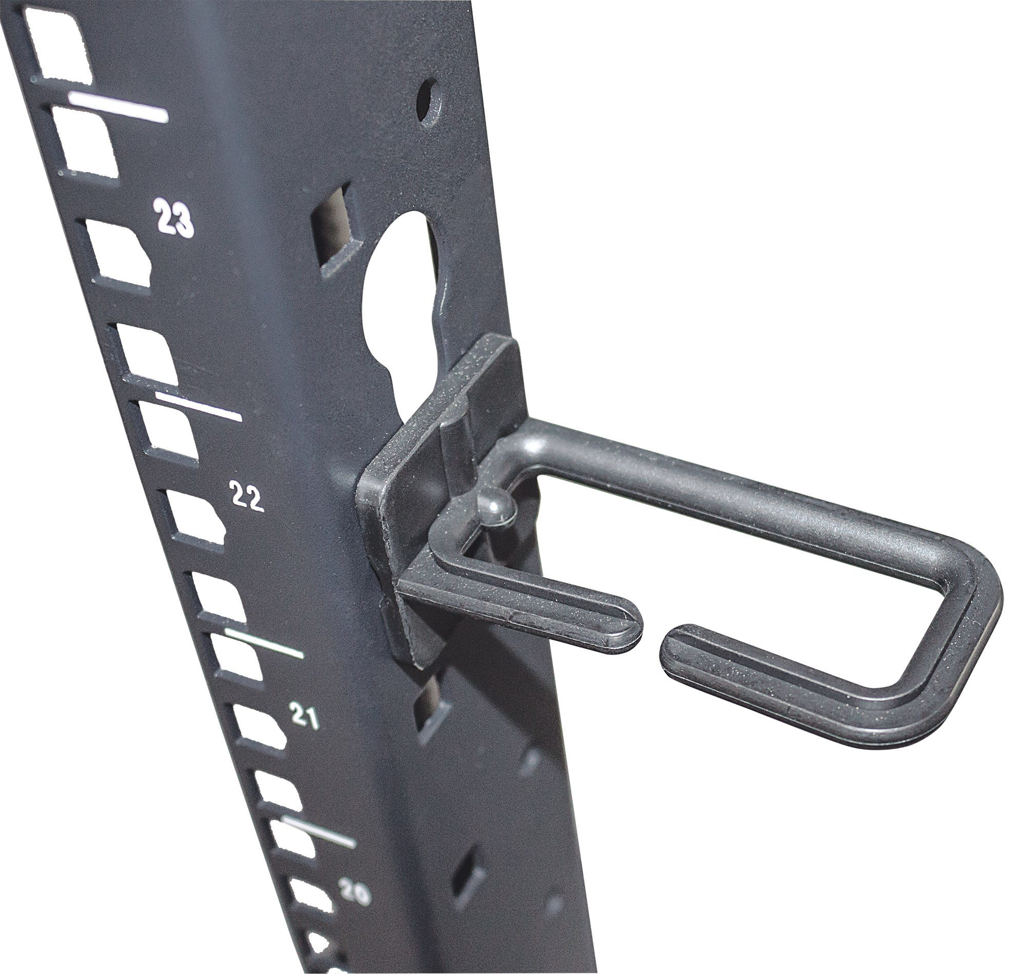 Intellinet 19" open frame rack, 26U, 4-post, bouwpakket, max. 360 kg draagvermogen, zwart - Afbeelding 9