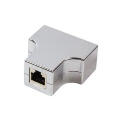 LogiLink MP0037 tussenstuk voor kabels RJ-45 2 x RJ-45 Zilver - Afbeelding 2