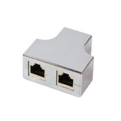 LogiLink MP0037 tussenstuk voor kabels RJ-45 2 x RJ-45 Zilver - Afbeelding 3
