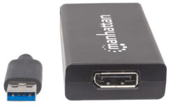 Manhattan 152327 USB grafische adapter 3840 x 2160 Pixels Zwart - Afbeelding 4